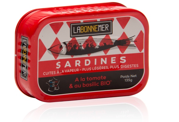 103492 - Sardinen mit Bio Tomaten und Basilikum 135 g - La Bonne Mer