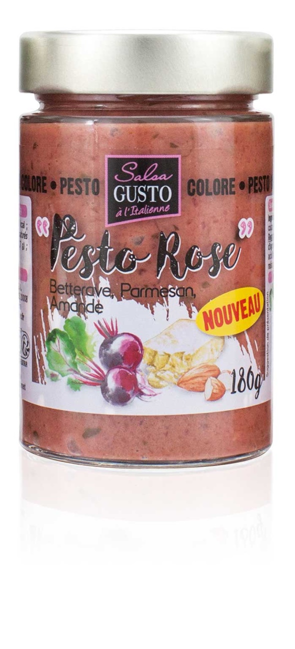105272 - Rosarotes Pesto 180g - Potier