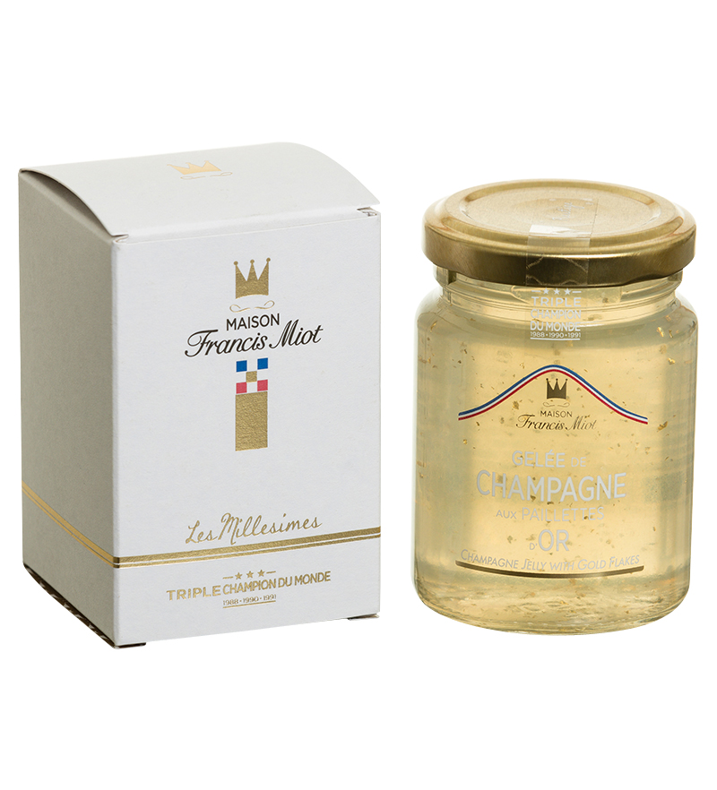 106555 - Champagner Gelee mit Blattgold 110 g