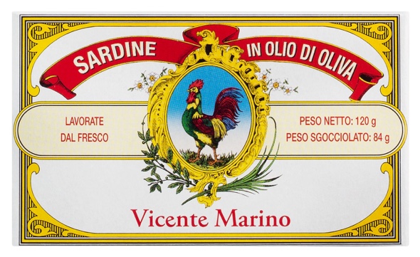 7153 - Sardinen in Oliven�l 120 g - Vicente Marino