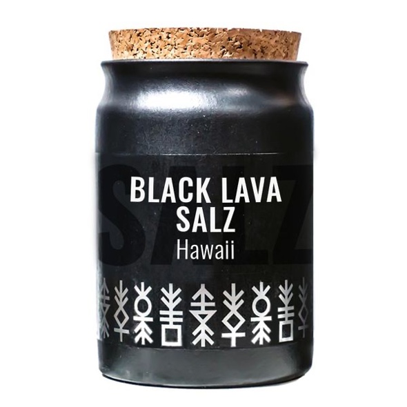 4506 - Black Lava Hawaii Salz im Tontopf 100 g