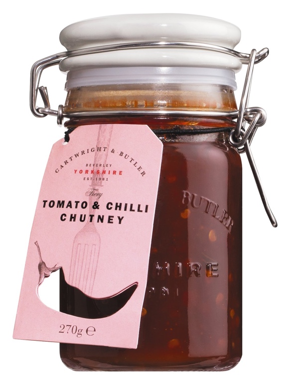 740035 - Tomaten und Chili Chutney 270 g - CARTWRIGHT & BUTLER